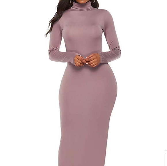 Long sleeve, long bodycon dress - Picture 1 of 2